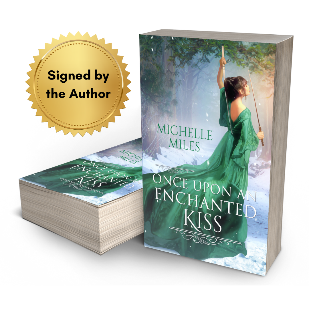 Signed Paperback: Once Upon an Enchanted Kiss (Enchanted Realms, Book 3)