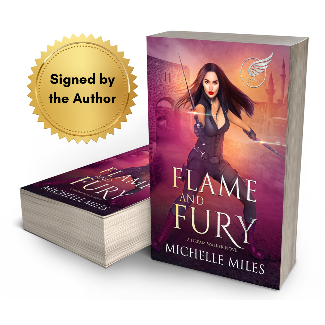 Signed Paperback: Flame and Fury (Dream Walker, Book 3)