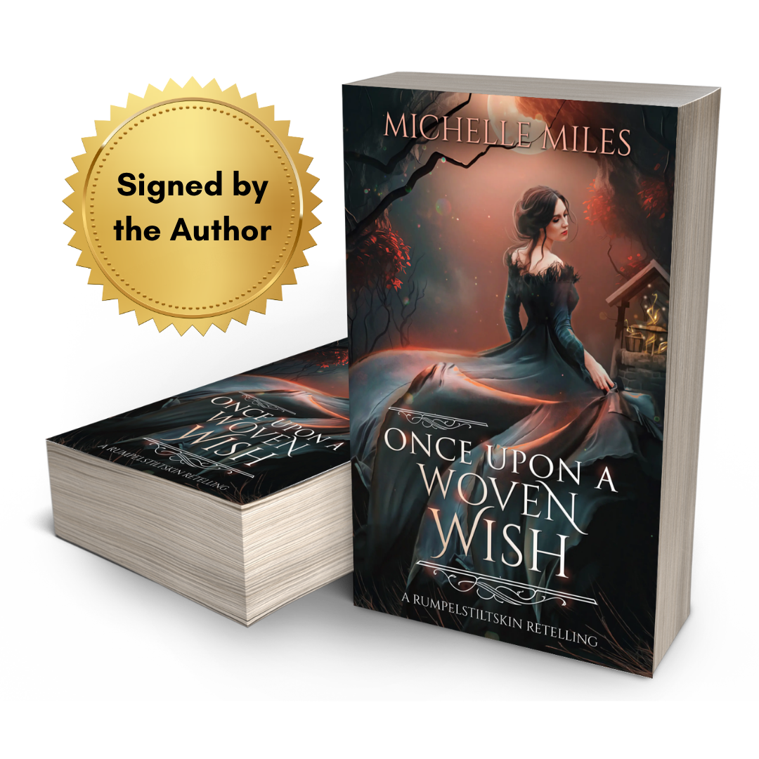Signed Paperback: Once Upon a Woven Wish (Enchanted Realms) (Copy)