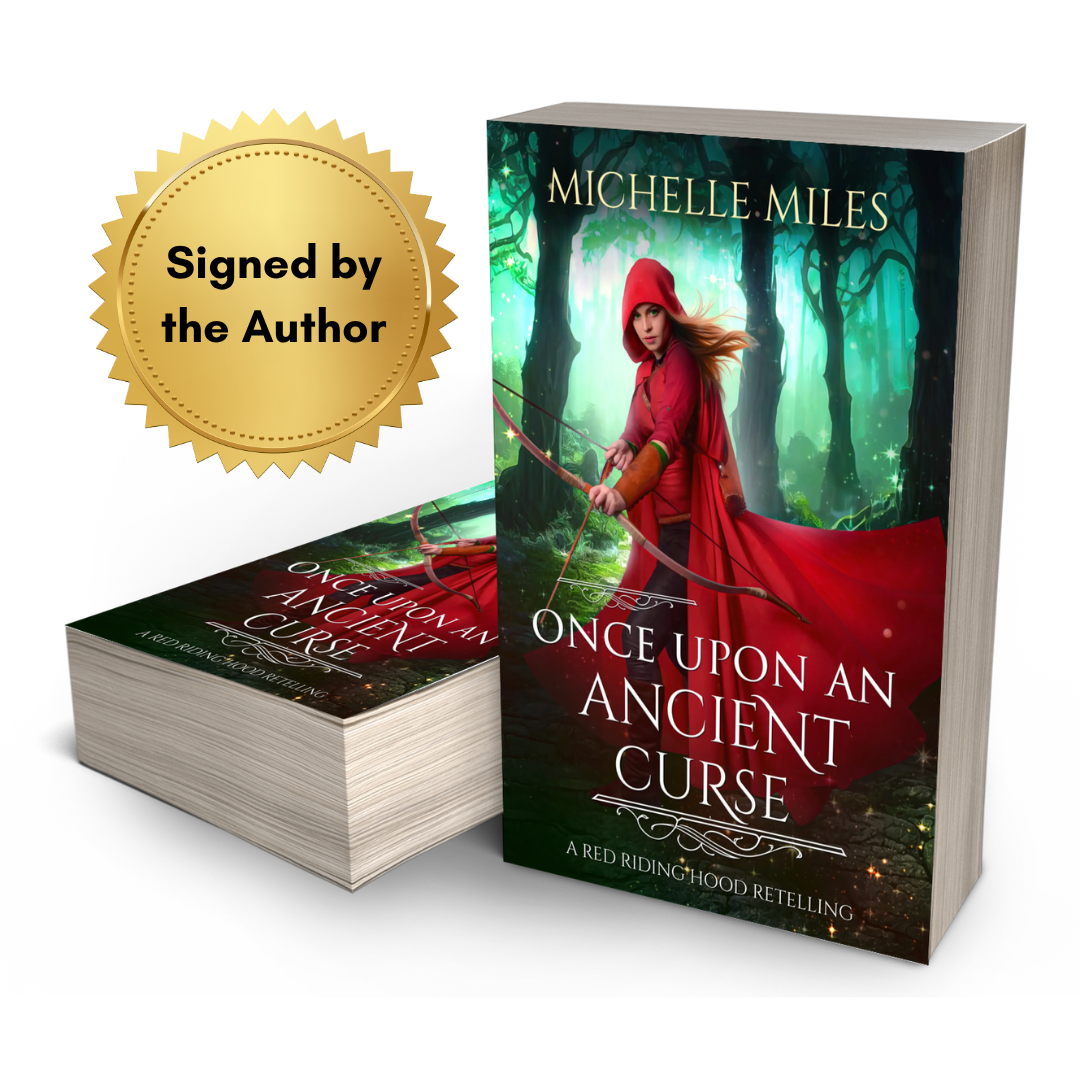 Signed Paperback: Once Upon an Ancient Curse (Enchanted Realms)