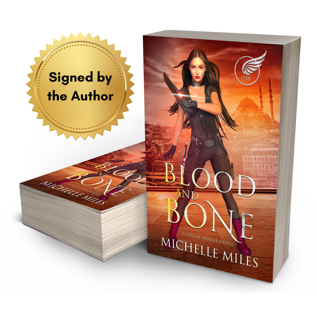 Signed Paperback: Blood and Bone (Dream Walker, Book 2)