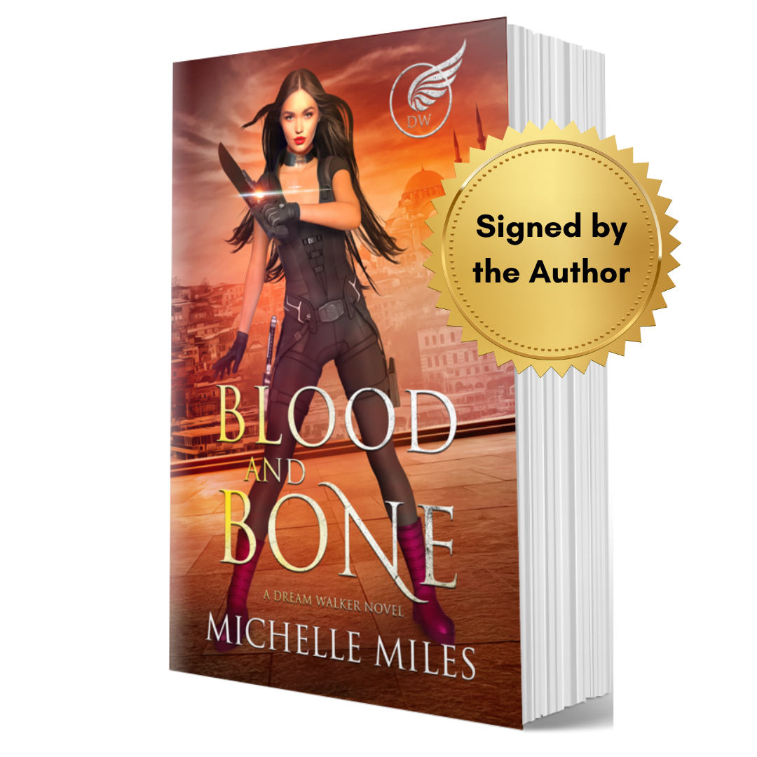 Signed Paperback: Blood and Bone (Dream Walker, Book 2)