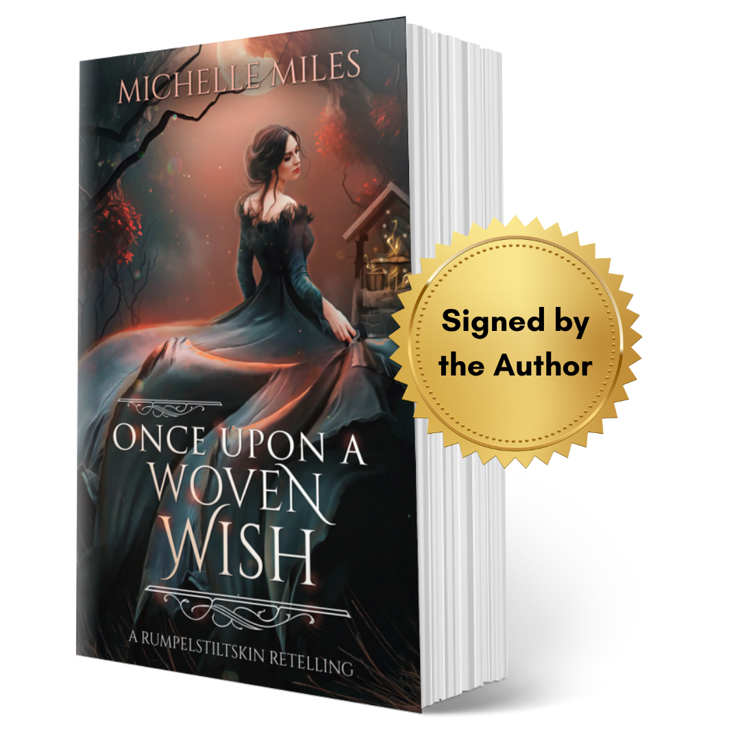 Signed Paperback: Once Upon a Woven Wish (Enchanted Realms) (Copy)