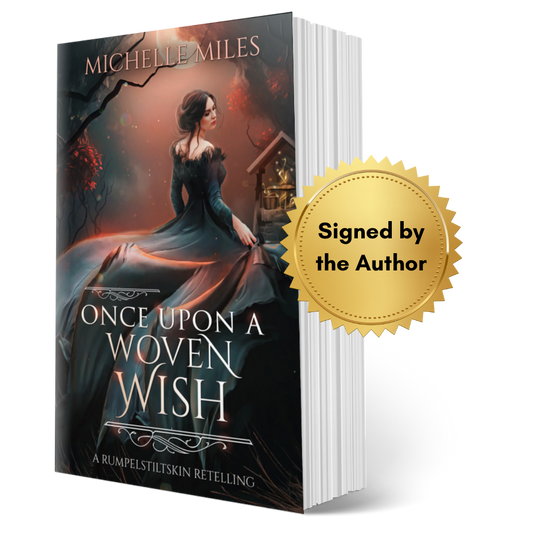 Signed Paperback: Once Upon a Woven Wish (Enchanted Realms) (Copy)